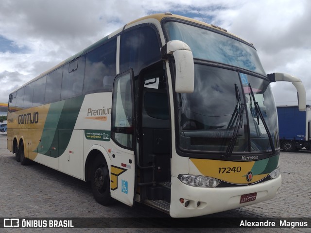 Empresa Gontijo de Transportes 17240 na cidade de São Caitano, Pernambuco, Brasil, por Alexandre  Magnus. ID da foto: 11687106.