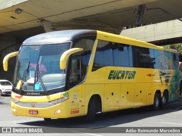Eucatur - Empresa União Cascavel de Transportes e Turismo 5010 na cidade de Belo Horizonte, Minas Gerais, Brasil, por Adão Raimundo Marcelino. Número da foto: #11687376.