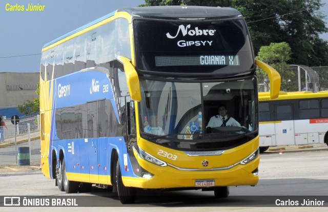 Nobre Turismo 2303 na cidade de Goiânia, Goiás, Brasil, por Carlos Júnior. Número da foto: #11686057.