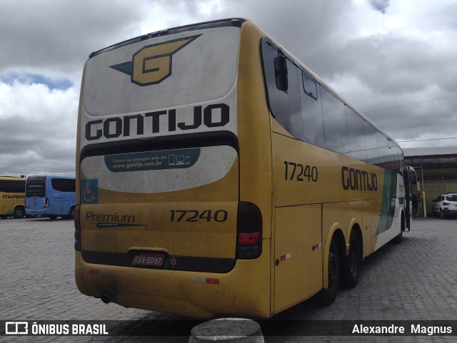 Empresa Gontijo de Transportes 17240 na cidade de São Caitano, Pernambuco, Brasil, por Alexandre  Magnus. Número da foto: #11687099.