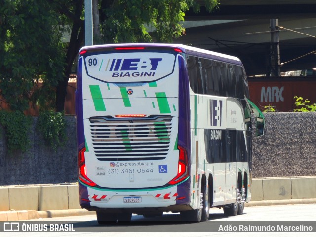 EBT - Expresso Biagini Transportes 9G53 na cidade de Belo Horizonte, Minas Gerais, Brasil, por Adão Raimundo Marcelino. ID da foto: 11687355.