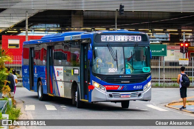 Radial Transporte Coletivo 41.637 na cidade de Suzano, São Paulo, Brasil, por César Alexandre. Número da foto: #11685578.