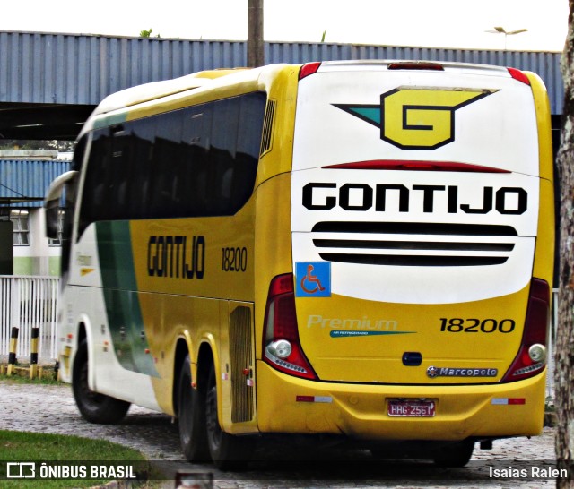 Empresa Gontijo de Transportes 18200 na cidade de Juiz de Fora, Minas Gerais, Brasil, por Isaias Ralen. ID da foto: 11687195.