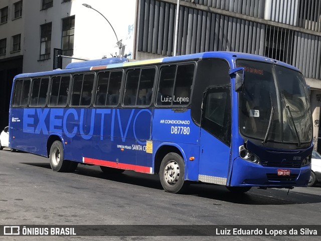 Expresso Pégaso D87780 na cidade de Rio de Janeiro, Rio de Janeiro, Brasil, por Luiz Eduardo Lopes da Silva. ID da foto: 11685617.