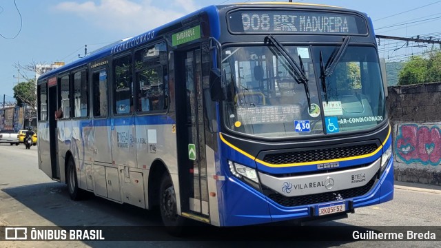 Viação Vila Real B11654 na cidade de Rio de Janeiro, Rio de Janeiro, Brasil, por Guilherme Breda. Número da foto: #11685733.