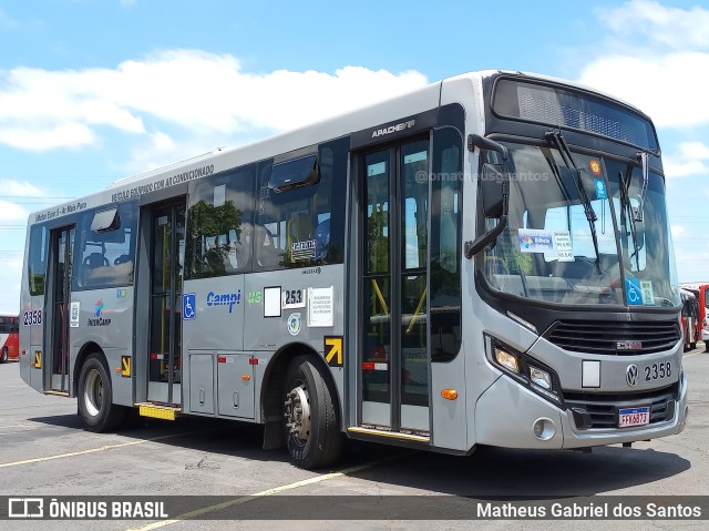 Expresso CampiBus 2358 na cidade de Campinas, São Paulo, Brasil, por Matheus Gabriel dos Santos. Número da foto: #11686629.