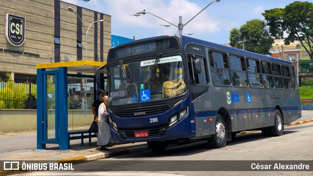 Radial Transporte Coletivo 286 na cidade de Poá, São Paulo, Brasil, por César Alexandre. ID da foto: 11685581.