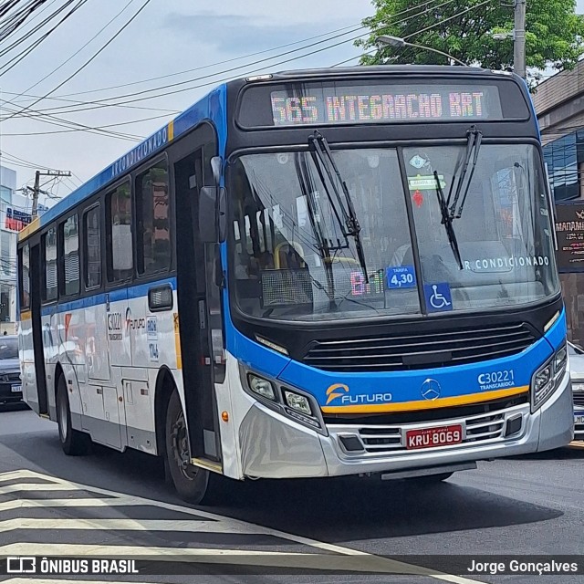 Transportes Futuro C30221 na cidade de Rio de Janeiro, Rio de Janeiro, Brasil, por Jorge Gonçalves. ID da foto: 11685696.