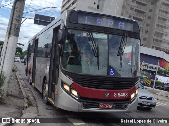 Auto Viação Transcap 8 5468 na cidade de São Paulo, São Paulo, Brasil, por Rafael Lopes de Oliveira. ID da foto: 11685841.