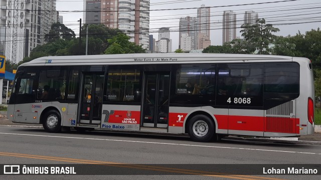 Express Transportes Urbanos Ltda 4 8068 na cidade de São Paulo, São Paulo, Brasil, por Lohan Mariano. Número da foto: #10833942.