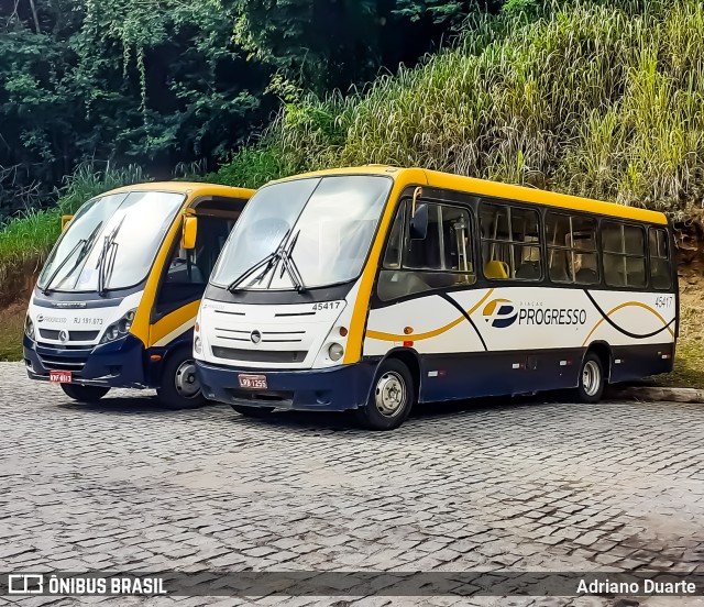 Viação Progresso 45417 na cidade de São José do Vale do Rio Preto, Rio de Janeiro, Brasil, por Adriano Duarte. Número da foto: #10831661.