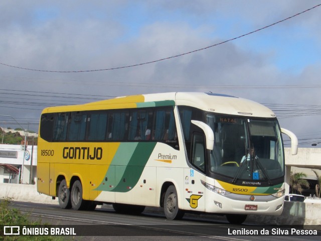 Empresa Gontijo de Transportes 18500 na cidade de Caruaru, Pernambuco, Brasil, por Lenilson da Silva Pessoa. Número da foto: #10832387.