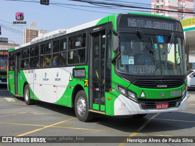 VB Transportes e Turismo 3306 na cidade de Campinas, São Paulo, Brasil, por Henrique Alves de Paula Silva. ID da foto: 10833113.