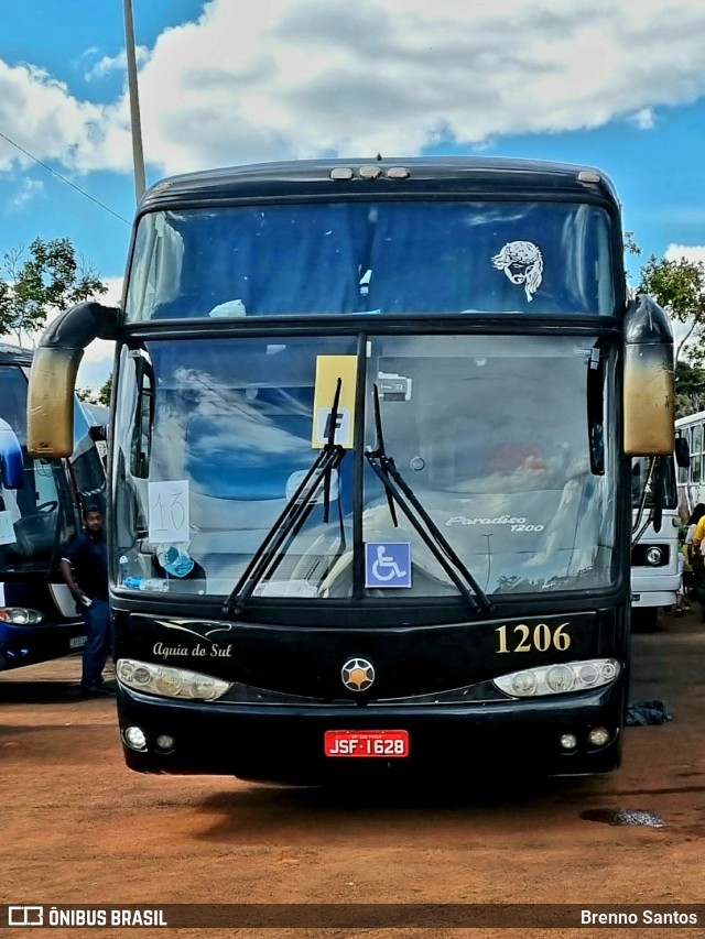 Águia do Sul Turismo 1206 na cidade de Brasília, Distrito Federal, Brasil, por Brenno Santos. Número da foto: #10832953.