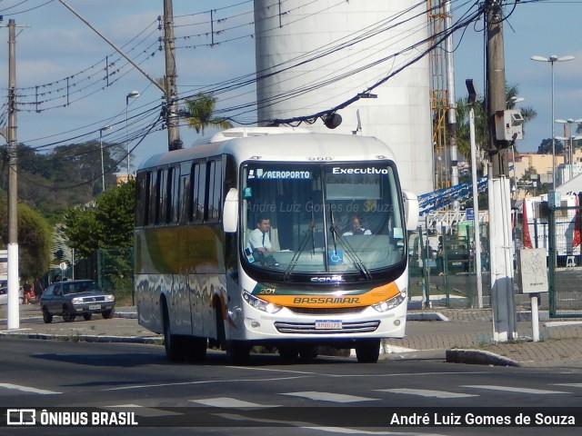 Viação Bassamar 201 na cidade de Juiz de Fora, Minas Gerais, Brasil, por André Luiz Gomes de Souza. Número da foto: #10833455.