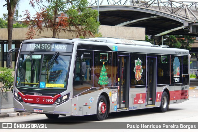 Viação Gatusa Transportes Urbanos 7 6960 na cidade de São Paulo, São Paulo, Brasil, por Paulo Henrique Pereira Borges. Número da foto: #10833546.