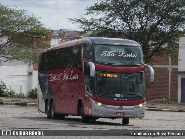Expresso São Luiz 7770 na cidade de Caruaru, Pernambuco, Brasil, por Lenilson da Silva Pessoa. Número da foto: #10832391.