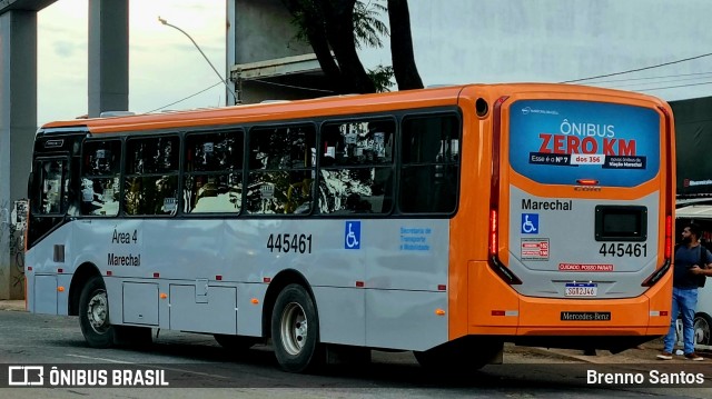 Auto Viação Marechal Brasília 445461 na cidade de Taguatinga, Distrito Federal, Brasil, por Brenno Santos. ID da foto: 10832900.