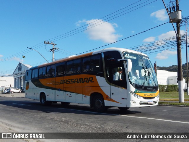 Viação Bassamar 201 na cidade de Juiz de Fora, Minas Gerais, Brasil, por André Luiz Gomes de Souza. ID da foto: 10833524.