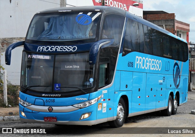 Auto Viação Progresso 6018 na cidade de Caruaru, Pernambuco, Brasil, por Lucas Silva. Número da foto: #10832492.