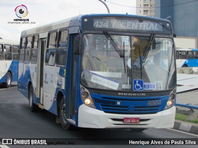 Onicamp Transporte Coletivo 4855 na cidade de Campinas, São Paulo, Brasil, por Henrique Alves de Paula Silva. Número da foto: #10833070.