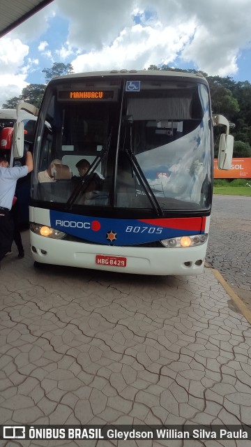 Viação Riodoce 80705 na cidade de Manhuaçu, Minas Gerais, Brasil, por Gleydson Willian Silva Paula. Número da foto: #10832647.