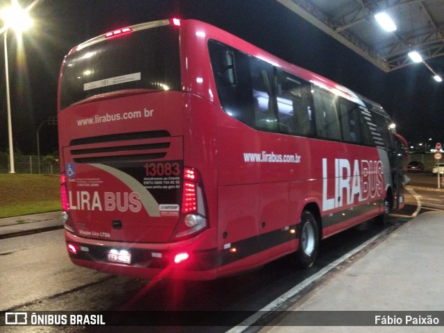 Lirabus 13083 na cidade de Indaiatuba, São Paulo, Brasil, por Fábio Paixão. Número da foto: #10860009.
