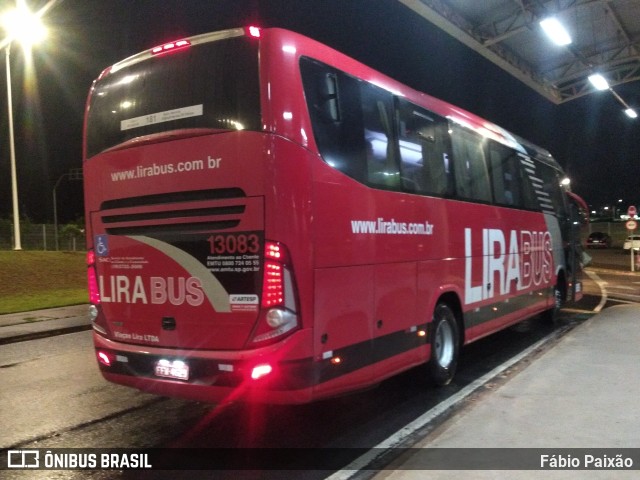 Lirabus 13083 na cidade de Indaiatuba, São Paulo, Brasil, por Fábio Paixão. ID da foto: 10860009.