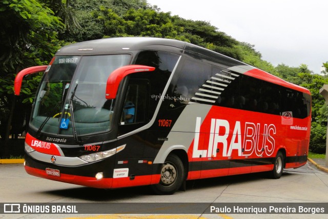 Lirabus 11067 na cidade de São Paulo, São Paulo, Brasil, por Paulo Henrique Pereira Borges. ID da foto: 10859535.