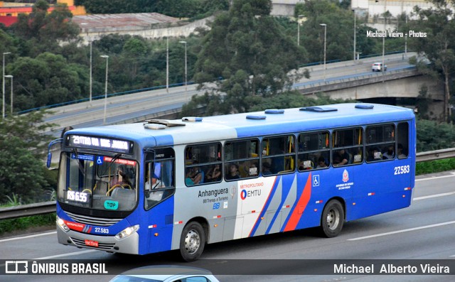 BB Transportes e Turismo 27.583 na cidade de Barueri, São Paulo, Brasil, por Michael  Alberto Vieira. Número da foto: #10860015.