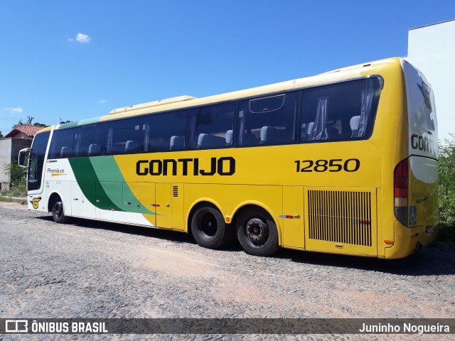 Empresa Gontijo de Transportes 12850 na cidade de Araçuaí, Minas Gerais, Brasil, por Juninho Nogueira. ID da foto: 10862694.