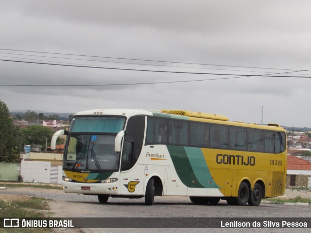 Empresa Gontijo de Transportes 14335 na cidade de Caruaru, Pernambuco, Brasil, por Lenilson da Silva Pessoa. Número da foto: #10861593.