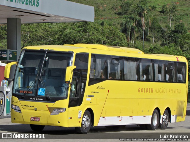 Viação Itapemirim 48101 na cidade de Juiz de Fora, Minas Gerais, Brasil, por Luiz Krolman. ID da foto: 10862938.