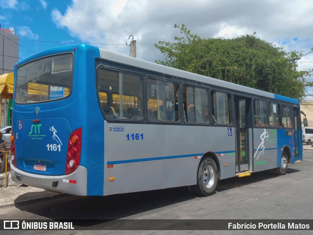 ATT - Atlântico Transportes e Turismo 1161 na cidade de Vitória da Conquista, Bahia, Brasil, por Fabrício Portella Matos. ID da foto: 10860591.