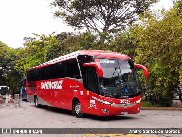 Viação Santa Cruz 30523 na cidade de São Paulo, São Paulo, Brasil, por Andre Santos de Moraes. ID da foto: 10860678.