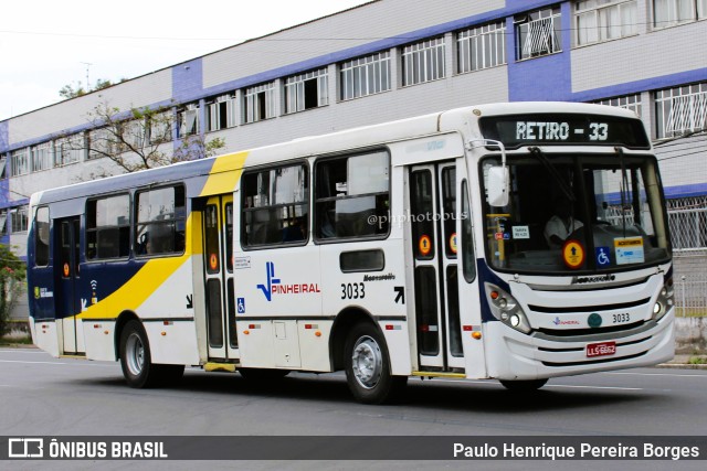 Viação Pinheiral 3033 na cidade de Volta Redonda, Rio de Janeiro, Brasil, por Paulo Henrique Pereira Borges. Número da foto: #10862481.