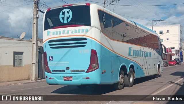 Emtram 4180 na cidade de Barra da Estiva, Bahia, Brasil, por Flávio  Santos. Número da foto: #10860578.