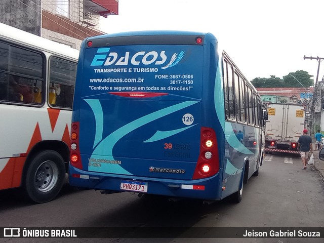 EDACOS Transportes Coletivos Especiais e Turismo 3919126 na cidade de Manaus, Amazonas, Brasil, por Jeison Gabriel Souza. ID da foto: 10860558.