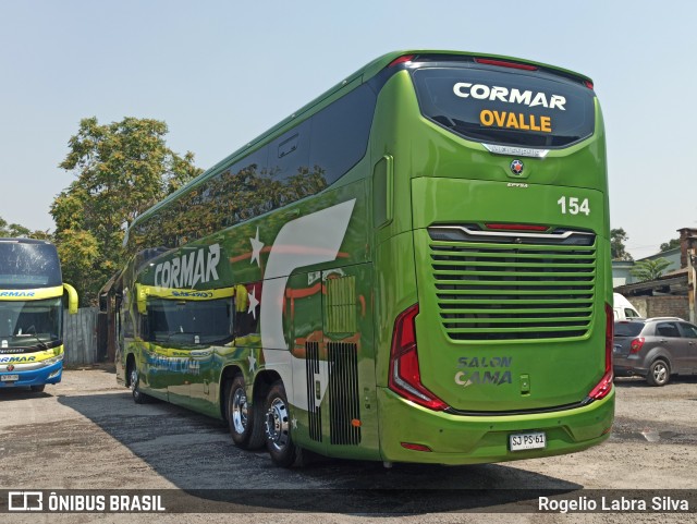 Cormar Bus 154 na cidade de Estación Central, Santiago, Metropolitana de Santiago, Chile, por Rogelio Labra Silva. Número da foto: #10861544.