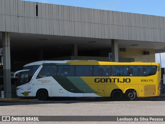 Empresa Gontijo de Transportes 18675 na cidade de Caruaru, Pernambuco, Brasil, por Lenilson da Silva Pessoa. ID da foto: 10863383.