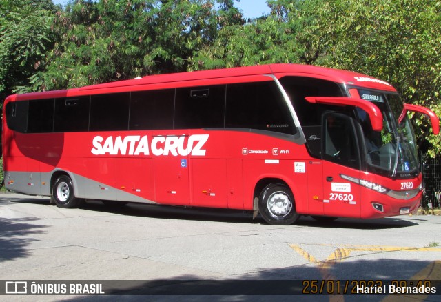 Viação Santa Cruz 27620 na cidade de São Paulo, São Paulo, Brasil, por Hariel Bernades. Número da foto: #10863829.