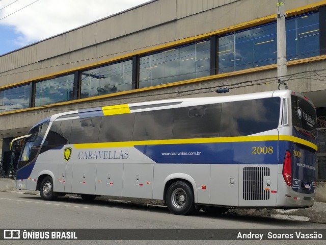 Caravellas Transportes e Turismo 2008 na cidade de São Vicente, São Paulo, Brasil, por Andrey  Soares Vassão. Número da foto: #10864998.
