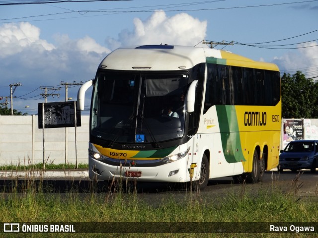 Empresa Gontijo de Transportes 18570 na cidade de Vitória da Conquista, Bahia, Brasil, por Rava Ogawa. ID da foto: 10864130.