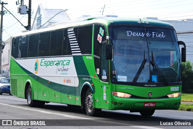 Esperança Turismo 1650 na cidade de Juiz de Fora, Minas Gerais, Brasil, por Lucas Oliveira. ID da foto: 10864735.