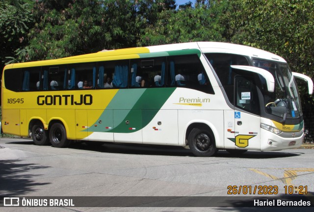 Empresa Gontijo de Transportes 18545 na cidade de São Paulo, São Paulo, Brasil, por Hariel Bernades. Número da foto: #10863720.