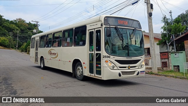 Viação Giratur 2590 na cidade de Caxias do Sul, Rio Grande do Sul, Brasil, por Carlos Gabriel. Número da foto: #10864863.