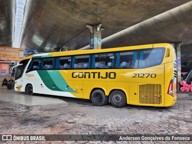 Empresa Gontijo de Transportes 21270 na cidade de Uberlândia, Minas Gerais, Brasil, por Anderson Gonçalves da Fonseca. Número da foto: #10863303.