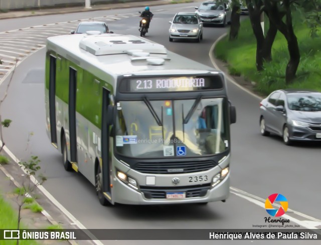 Expresso CampiBus 2353 na cidade de Campinas, São Paulo, Brasil, por Henrique Alves de Paula Silva. Número da foto: #10863563.