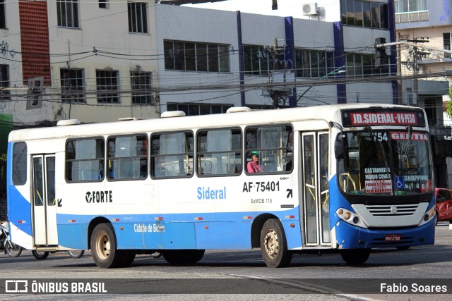 Viação Forte AF-75401 na cidade de Belém, Pará, Brasil, por Fabio Soares. Número da foto: #10866280.