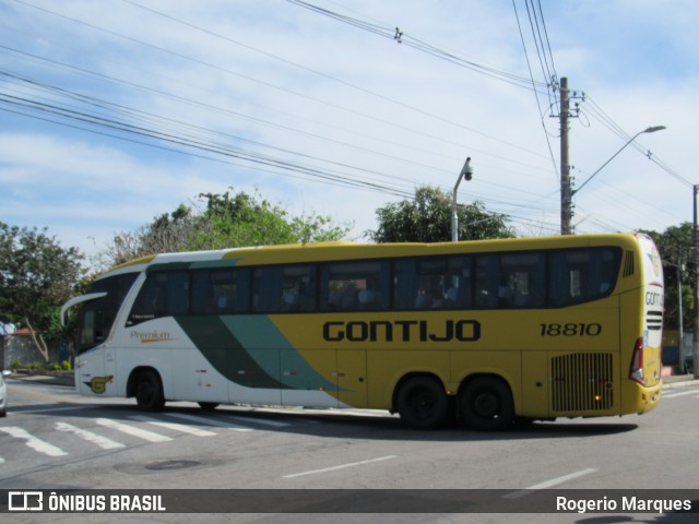 Empresa Gontijo de Transportes 18810 na cidade de São José dos Campos, São Paulo, Brasil, por Rogerio Marques. ID da foto: 10867093.